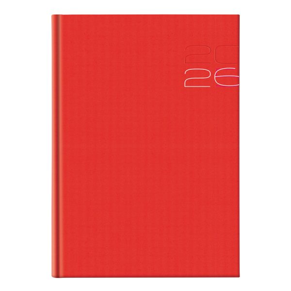 Agenda A4 400 pag 2026 BIG Matra Rosso, datata zilnic 21 x 30 cm