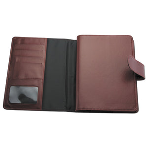 Agenda de lux 2025, datata zilnic, cu clapa Bluette Bordo, 15x21 cm