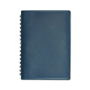 Agenda de lux Cometa Blu cu spira nedatata, 15 x 21 cm