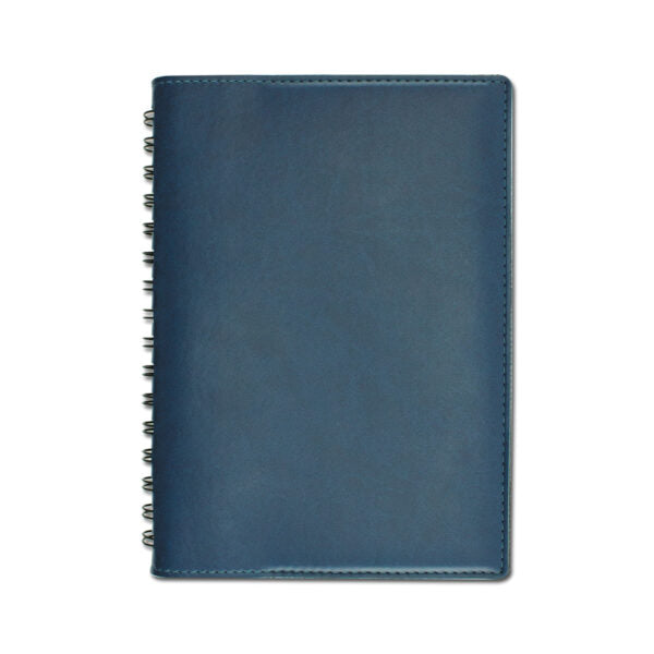 Agenda de lux Cometa Blu cu spira nedatata, 15 x 21 cm