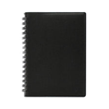 Încarcă imaginea în vizualizatorul Galerie, Agenda de lux Cometa Nero cu spira nedatata, 15 x 21 cm
