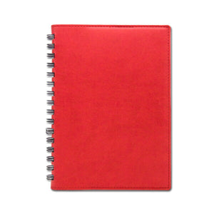Agenda de lux Cometa Rosso cu spira nedatata, 15 x 21 cm