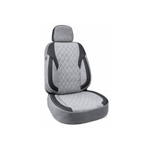 Încarcă imaginea în vizualizatorul Galerie, Huse scaune auto universale fractionate XL Premium compatibile SUV si Limuzine gri negru
