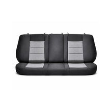 Încarcă imaginea în vizualizatorul Galerie, Huse scaune auto universale premium  cu bancheta spate fractionata negru gri
