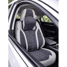 Încarcă imaginea în vizualizatorul Galerie, Huse scaune auto universale fractionate Premium 9D fata si spate gri gri antracit
