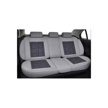 Încarcă imaginea în vizualizatorul Galerie, Huse scaune auto universale fractionate Premium 9D fata si spate gri gri antracit
