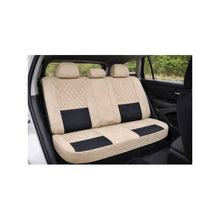 Încarcă imaginea în vizualizatorul Galerie, Huse scaune auto universale fractionate XL Premium compatibile SUV si Limuzine bej cu negru
