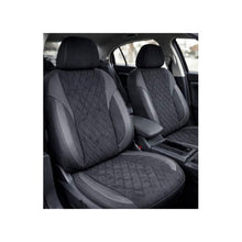 Încarcă imaginea în vizualizatorul Galerie, Huse scaune auto universale fractionate XL  Premium compatibile SUV si Limuzine negru gri antracit
