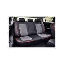 Încarcă imaginea în vizualizatorul Galerie, Huse scaune auto universale fractionate 9D  Premium fata si spate negru cusatura rosie

