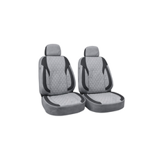 Încarcă imaginea în vizualizatorul Galerie, Huse scaune auto universale fractionate XL Premium compatibile SUV si Limuzine gri negru
