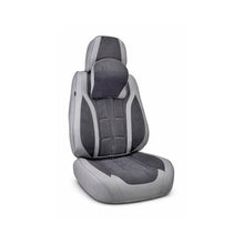 Încarcă imaginea în vizualizatorul Galerie, Huse scaune auto universale fractionate Premium 9D fata si spate gri gri antracit

