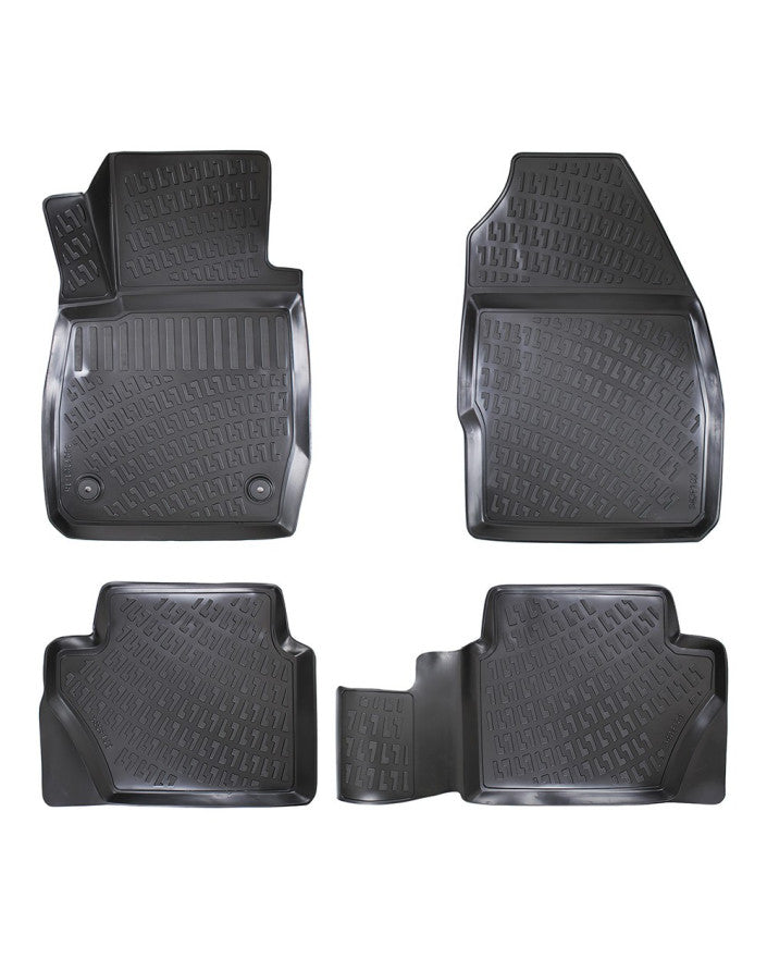 Covoare auto FORD Fiesta VII 2017-2024, dedicate, stil tavita, cu tunel median