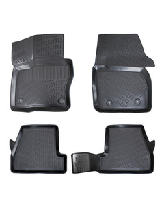 Covoare auto FORD Focus III 2015-2018, dedicate, stil tavita, cu tunel median