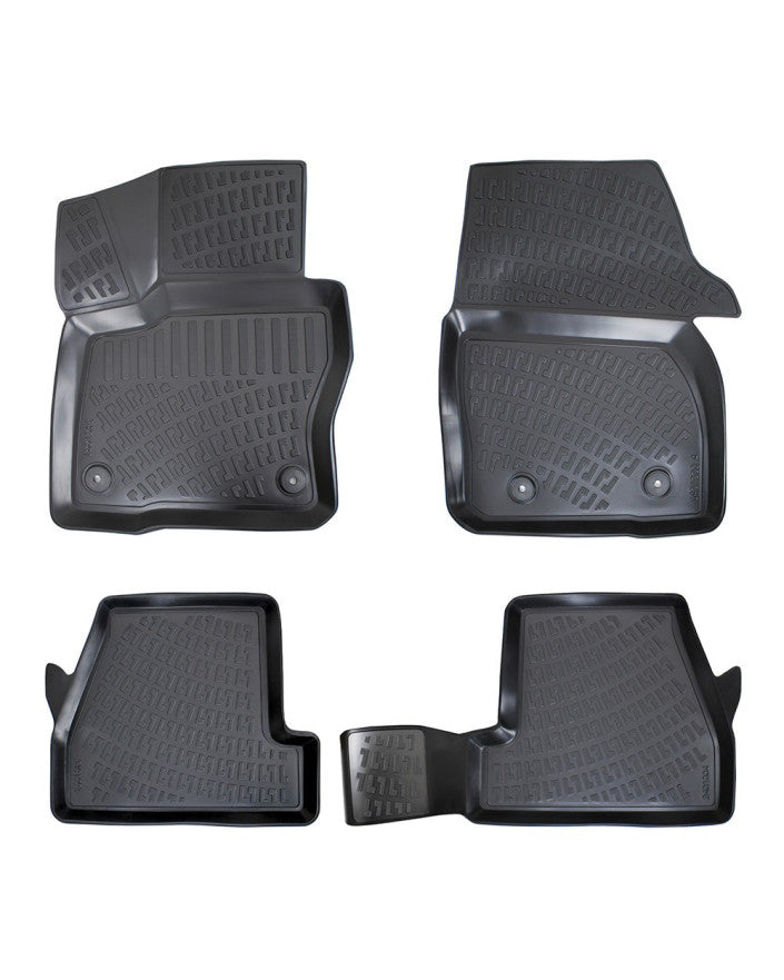 Covoare auto FORD Focus III 2015-2018, dedicate, stil tavita, cu tunel median