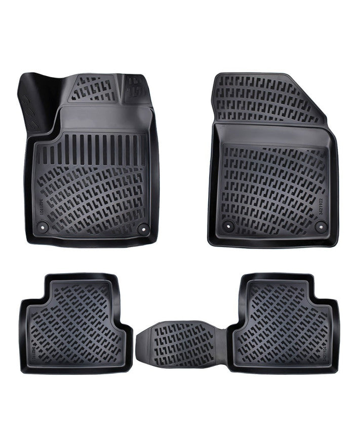 Covoare auto JEEP Cherokee (KL) 2013-2024, dedicate, stil tavita, cu tunel median
