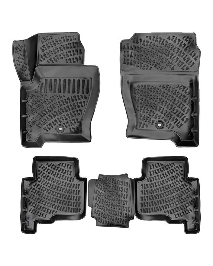 Covoare auto LAND ROVER Discovery 3 2004-2009, dedicate, stil tavita, cu tunel median