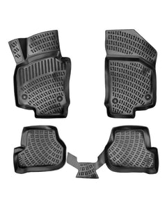 Covoare auto SEAT Leon II 2005-2012, dedicate, stil tavita, cu tunel median