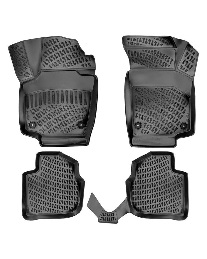 Covoare auto SEAT Toledo IV 2012-2019, dedicate, stil tavita, cu tunel median