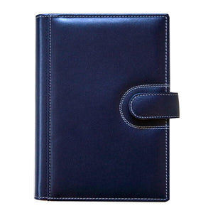 Agenda din piele 2026, datata zilnic, Elba Blu, 17 x 24 cm