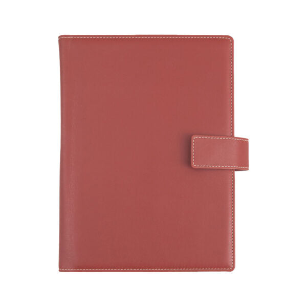 Agenda de lux 2026, datata zilnic, Freeport Rosso Inglesse, 15 x 21 cm