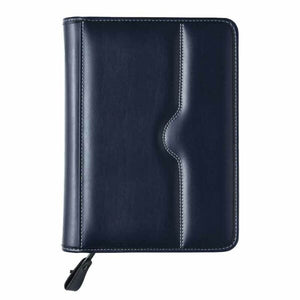 Agenda de lux 2026, datata zilnic, cu fermoar Lipari Blu, 15 x 21 cm