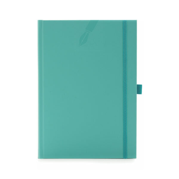 Agenda 459 Matra Verde Aqua cu elastic, nedatata 15 x 21 cm