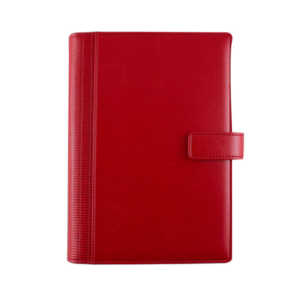 Agenda de lux 2026, datata zilnic, Canyon Rosu, 15 x 21 cm