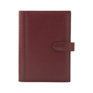 Agenda din piele 2026, datata zilnic, Pianeta Bordo, 15 x 21 cm