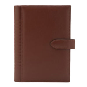 Agenda din piele 2026, datata zilnic, Pianeta Cognac, 17 x 24 cm