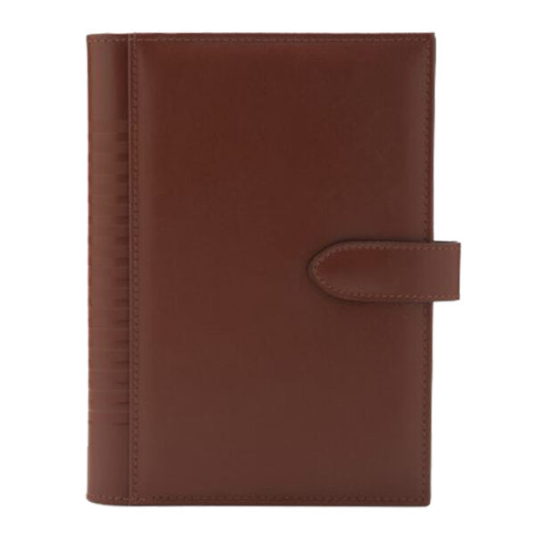 Agenda din piele 2026, datata zilnic, Pianeta Cognac, 17 x 24 cm