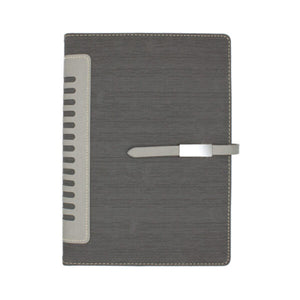 Agenda de lux 2026, datata zilnic, Sirio Grigio, 15 x 21 cm